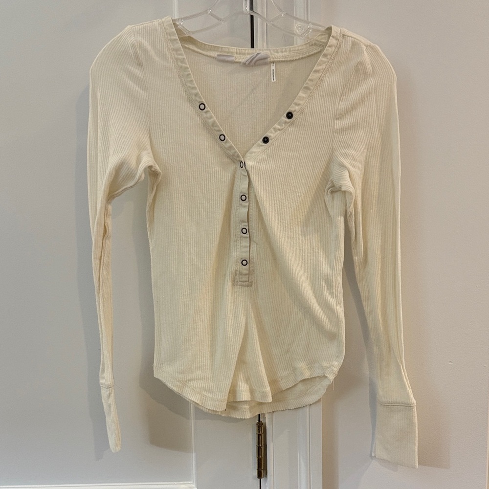 Urban Outfitters V-Neck Henley